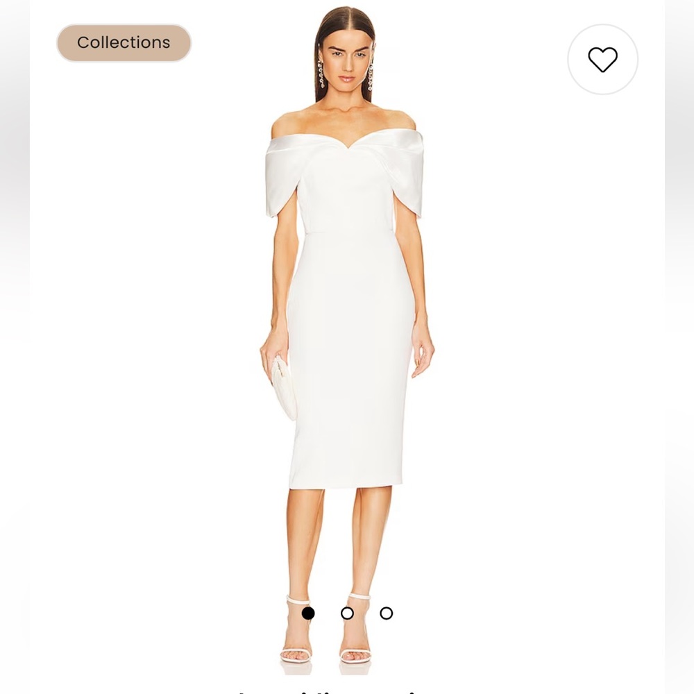 Solace London white dress US4/UK8